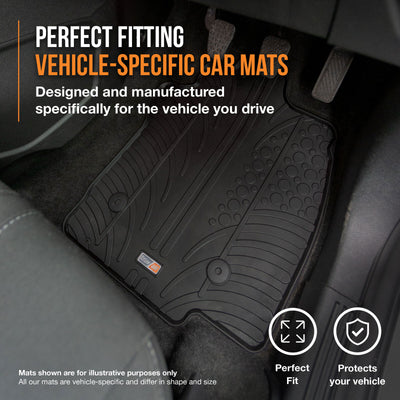 VW Tiguan Limited Rubber Car Mats (2007-2016)
