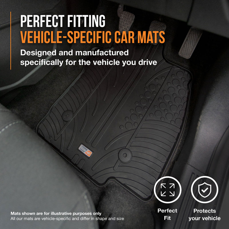 VW Tiguan Limited Rubber Car Mats (2007-2016)