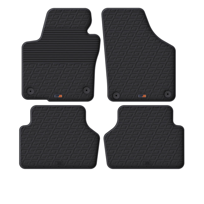 VW Tiguan Limited Rubber Car Mats (2007-2016)