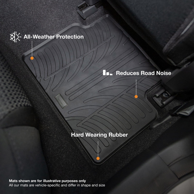VW Tiguan Limited Rubber Car Mats (2007-2016)