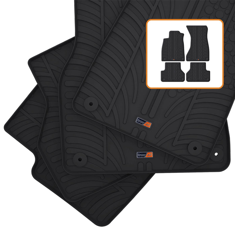 Audi A4 Saloon Rubber Car Mats (2015-2019)