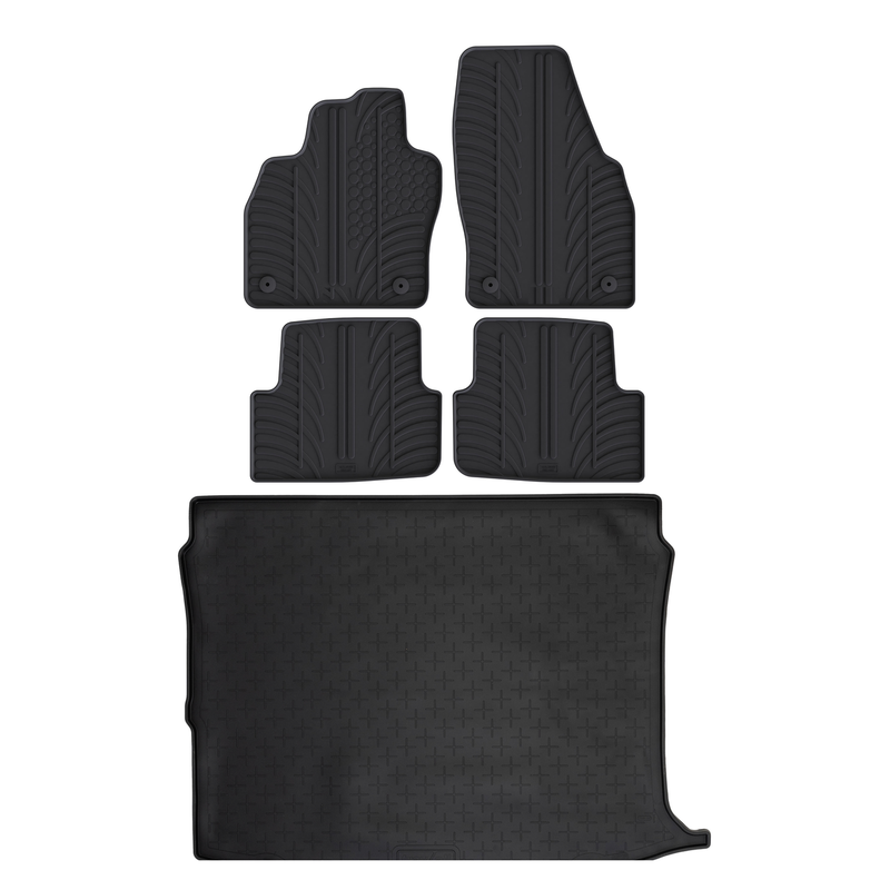 VW Taigo Rubber Boot Liner and Rubber Car Mats Bundle (2021-)