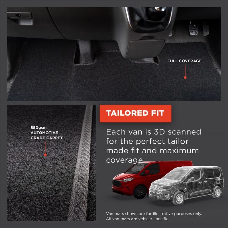Peugeot Partner Teepee (1996-2008) Carpet Floor Mat