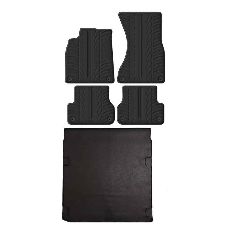 Audi A6 Rubber Boot Liner and Rubber Car Mats Bundle (2011-2018)