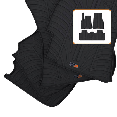 Tesla Model Y Rubber Car Mats (2020-2025)