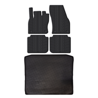 Skoda Kodiaq Rubber Boot Liner and Rubber Car Mats Bundle (2016-2024)