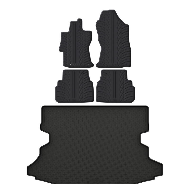 Subaru XV Rubber Boot Liner and Rubber Car Mats Bundle (2017-2024)