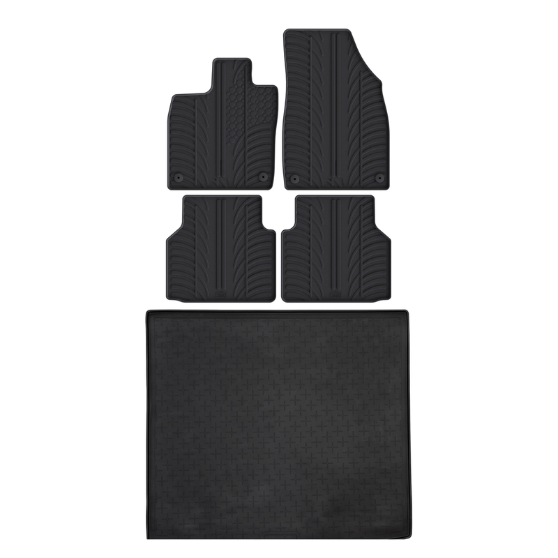 Audi Q4 e-tron Rubber Boot Liner and Rubber Car Mats Bundle (2021-)