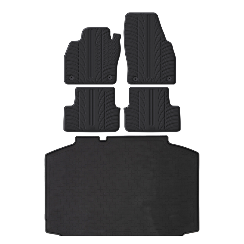 Audi A1 Rubber Boot Liner and Rubber Car Mats Bundle (2018-)
