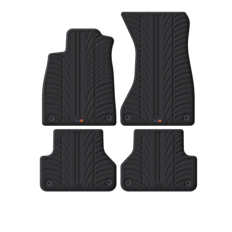Audi A4 Saloon Rubber Car Mats (2015-2019)