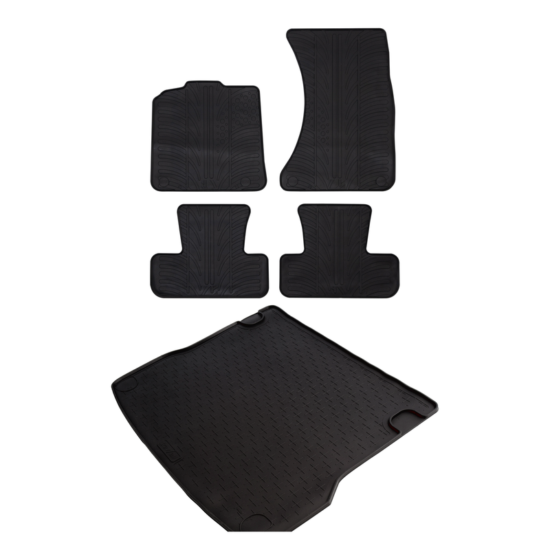 Audi Q5 Rubber Boot Liner and Rubber Car Mats Bundle (2009-2016)