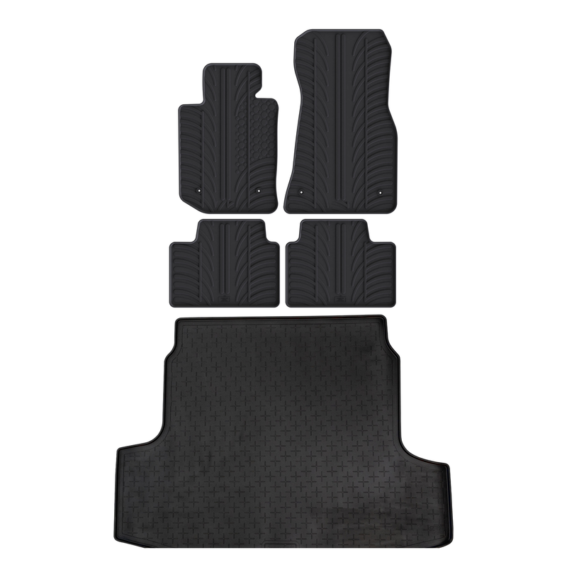BMW 3 Series Rubber Boot Liner and Rubber Car Mats Bundle (2019-)