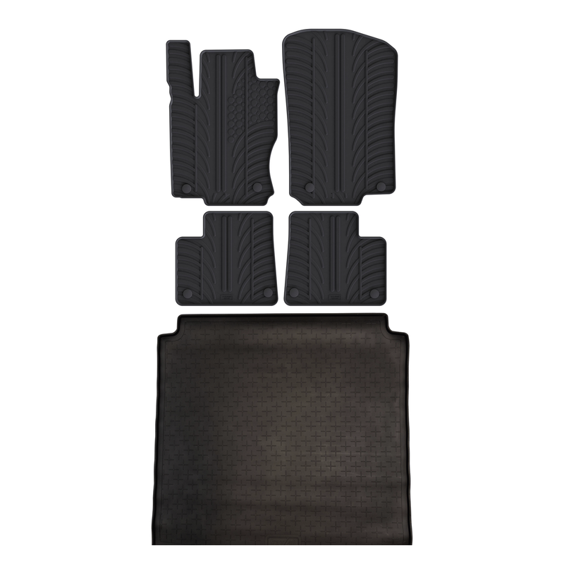 Mercedes M-Class Rubber Boot Liner and Rubber Car Mats Bundle (2012-2015)