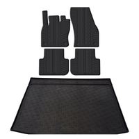 VW Tiguan Rubber Boot Liner and Rubber Car Mats Bundle (2016-2024)