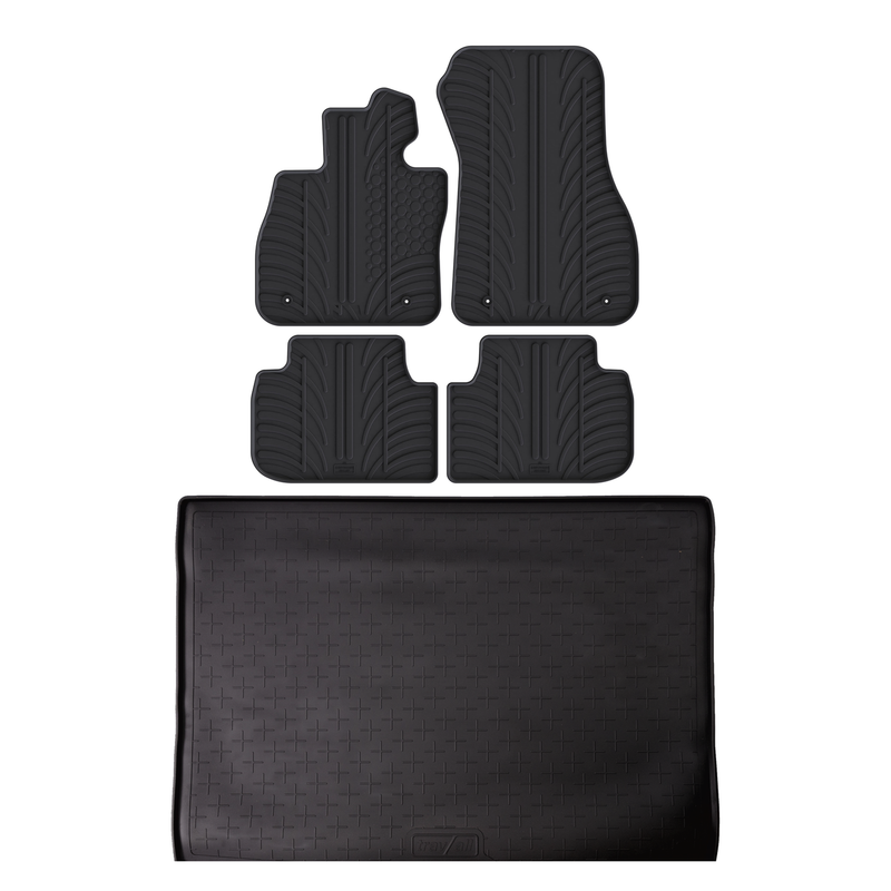 BMW 1 Series Rubber Boot Liner and Rubber Car Mats Bundle (2019-2024)