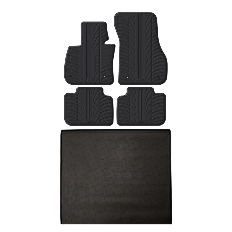 BMW X1 Rubber Boot Liner and Rubber Car Mats Bundle (2015-2022)