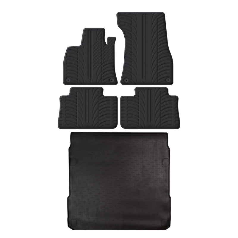 Audi e-tron Rubber Boot Liner and Rubber Car Mats Bundle (2019-2023)