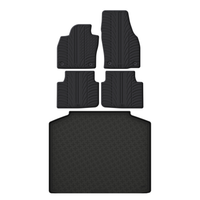 Skoda Scala Rubber Boot Liner and Rubber Car Mats Bundle (2019-)
