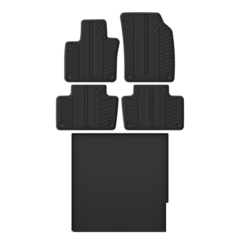 Volvo XC90 Rubber Boot Liner and Rubber Car Mats Bundle (2015-)