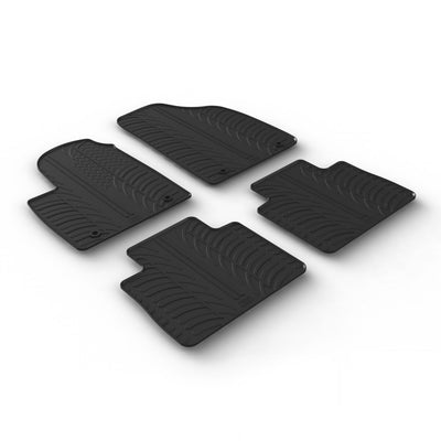 MG HS Rubber Car Mats (2021-2024)