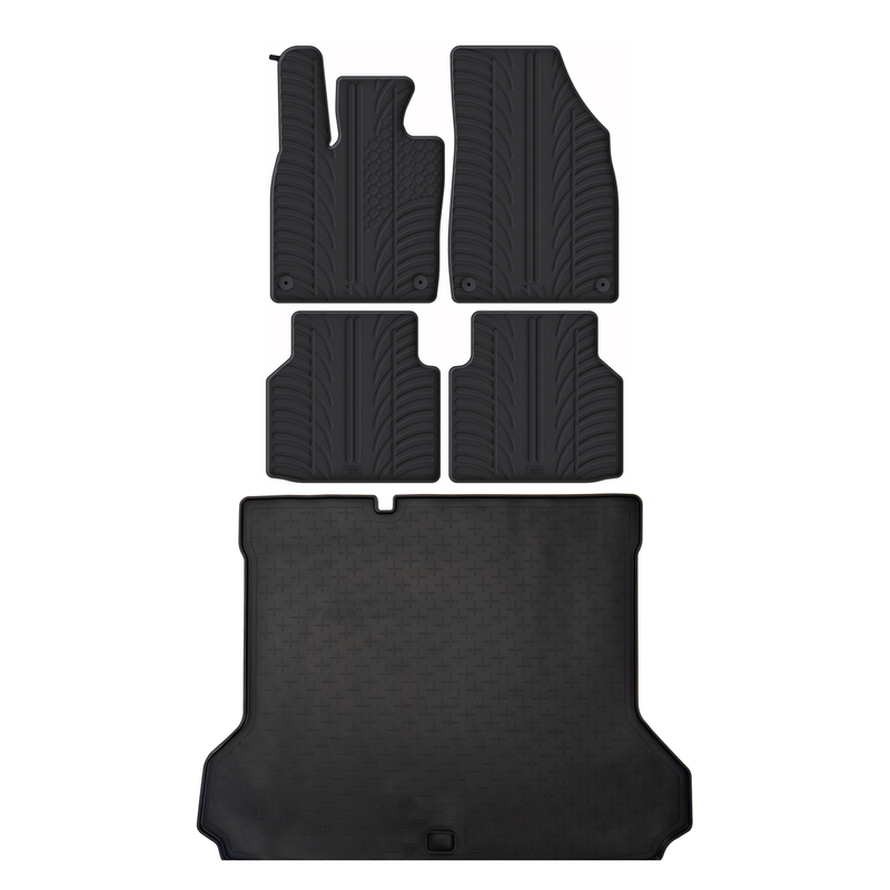 VW ID.4 Rubber Boot Liner and Rubber Car Mats Bundle (2020-)