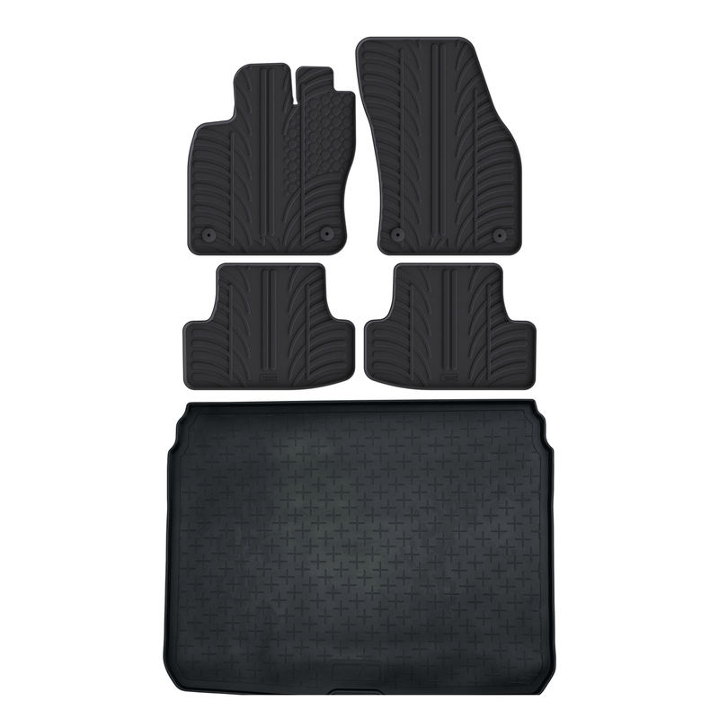 Audi Q2 Rubber Boot Liner and Rubber Car Mats Bundle (2017-2026)