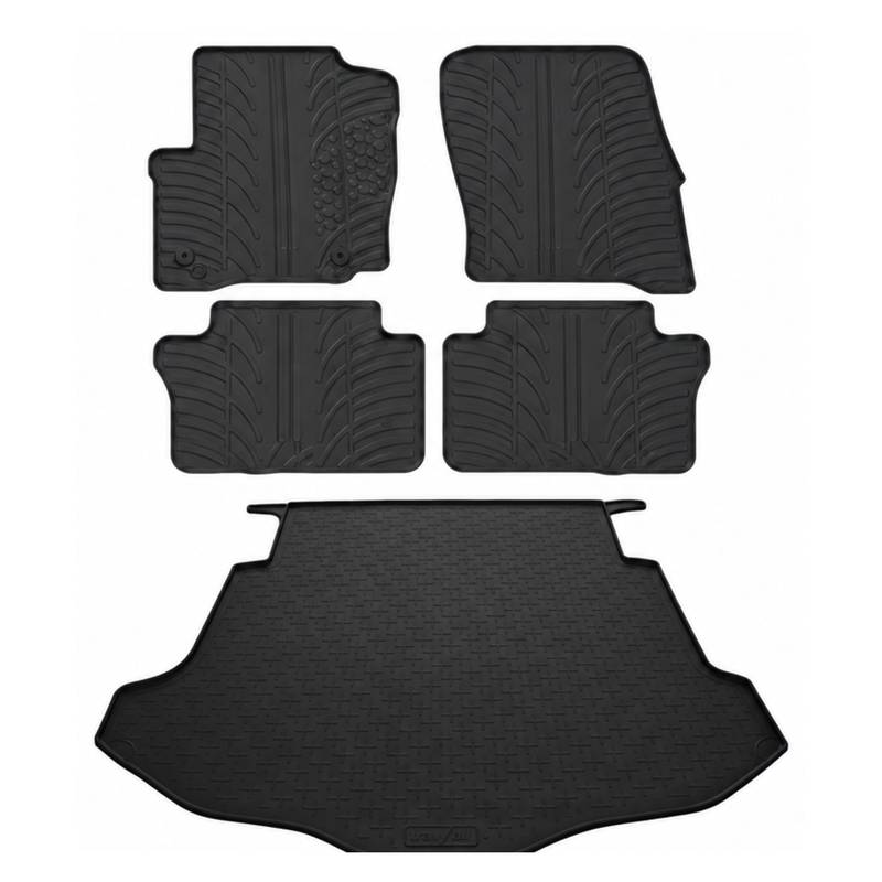 Ford Mondeo Rubber Boot Liner and Rubber Car Mats Bundle (2010-2014)