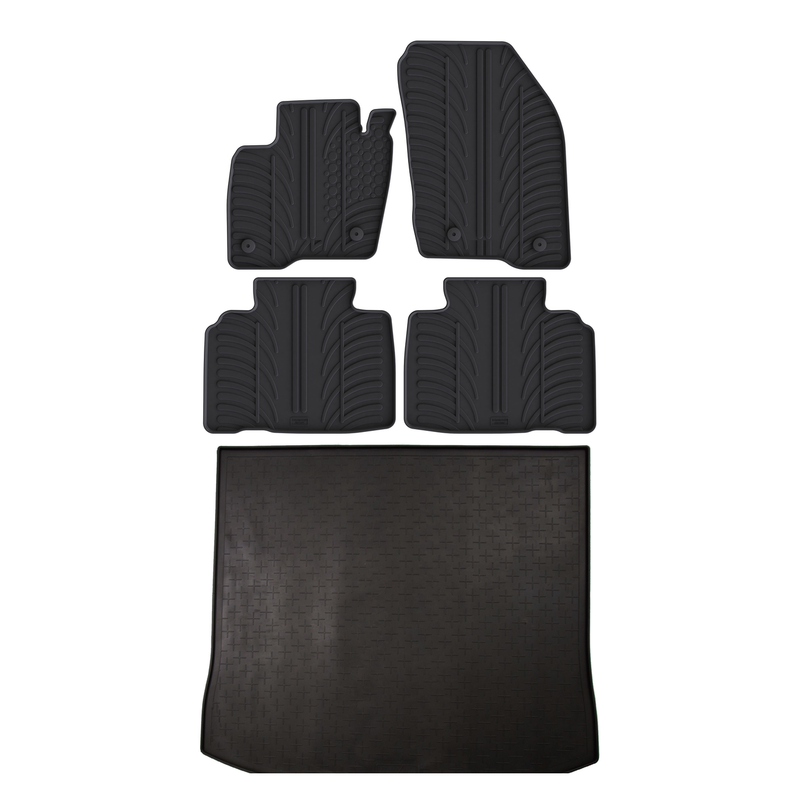 Ford Edge Rubber Boot Liner and Rubber Car Mats Bundle (2014-2021)