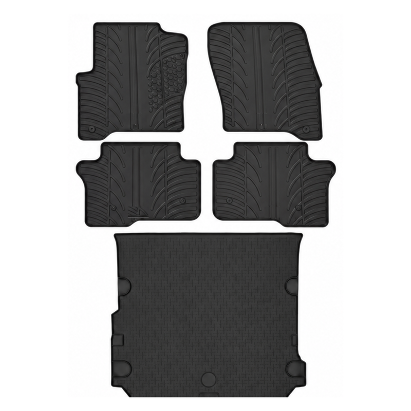 Audi Q3 Rubber Boot Liner and Rubber Car Mats Bundle (2011-2018)