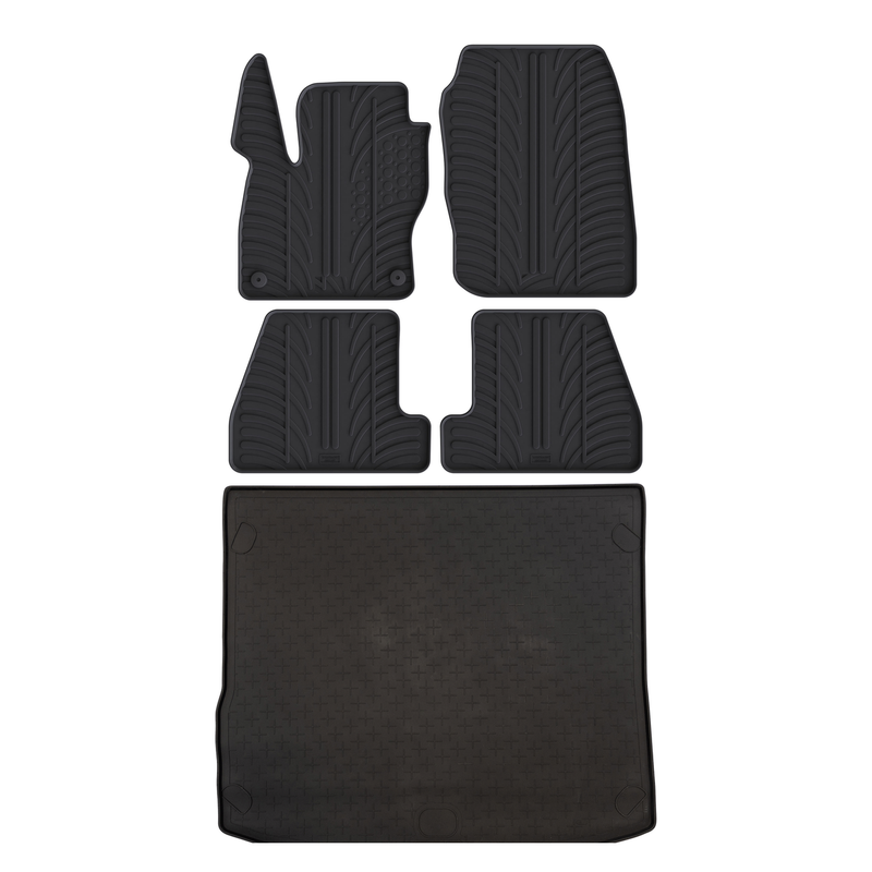 Ford Focus Rubber Boot Liner and Rubber Car Mats Bundle (2011-2015)
