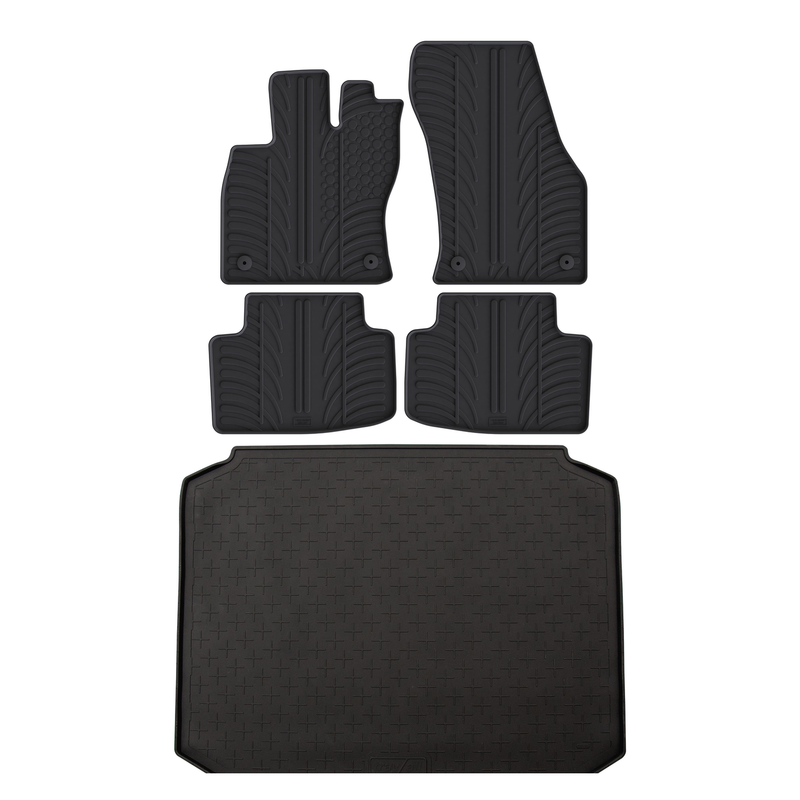 Audi A3 Rubber Boot Liner and Rubber Car Mats Bundle (2012-2020)