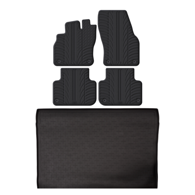 Audi Q3 Rubber Boot Liner and Rubber Car Mats Bundle (2018-2025)