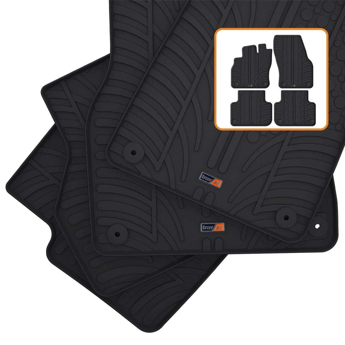 Audi Q3 Rubber Car Mats (2018-on)