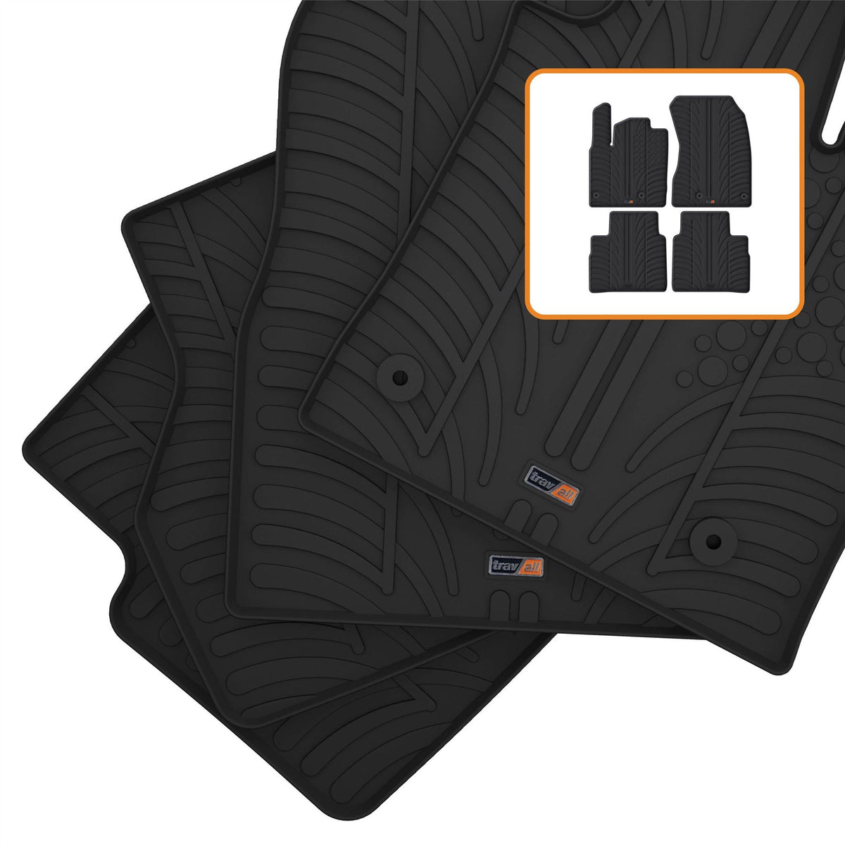 Nissan Rogue Rubber Car Mats (2020-on)