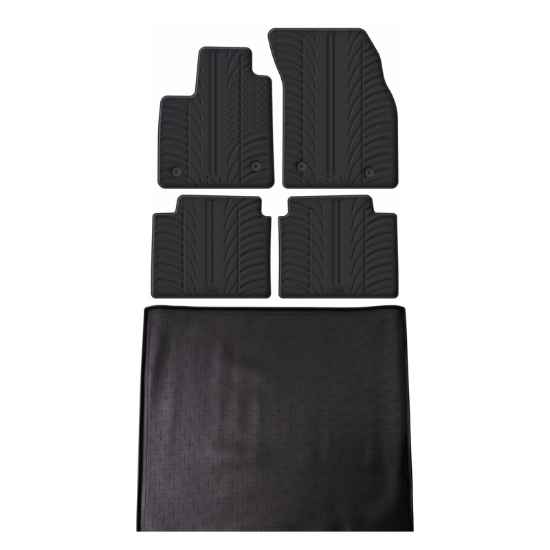 Ford Focus Rubber Boot Liner and Rubber Car Mats Bundle (2018-2025)