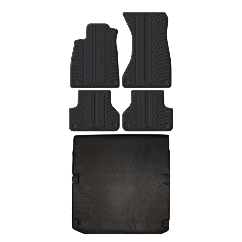 Audi A4 Rubber Boot Liner and Rubber Car Mats Bundle (2016-2025)