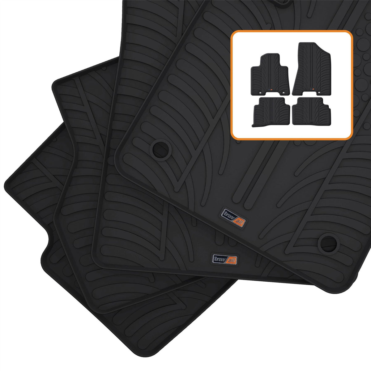 Hyundai Tucson Rubber Car Mats (2015-2018)