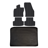 Skoda Karoq Rubber Boot Liner and Rubber Car Mats Bundle (2017-)