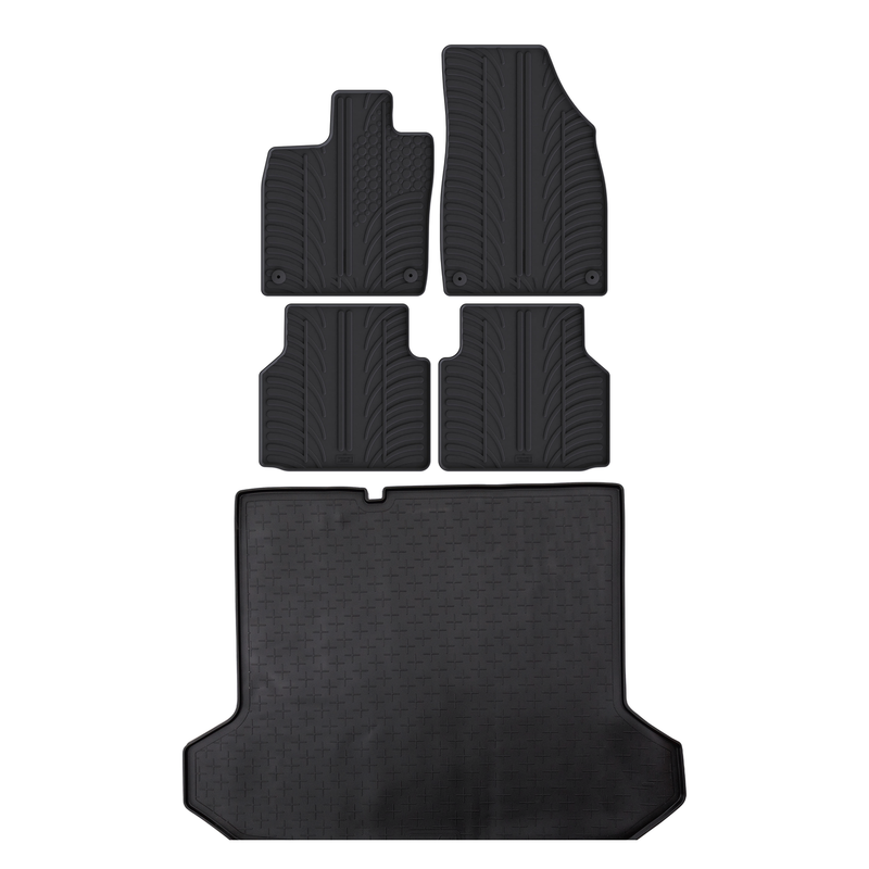 Audi Q4 e-tron Rubber Boot Liner and Rubber Car Mats Bundle (2021-)