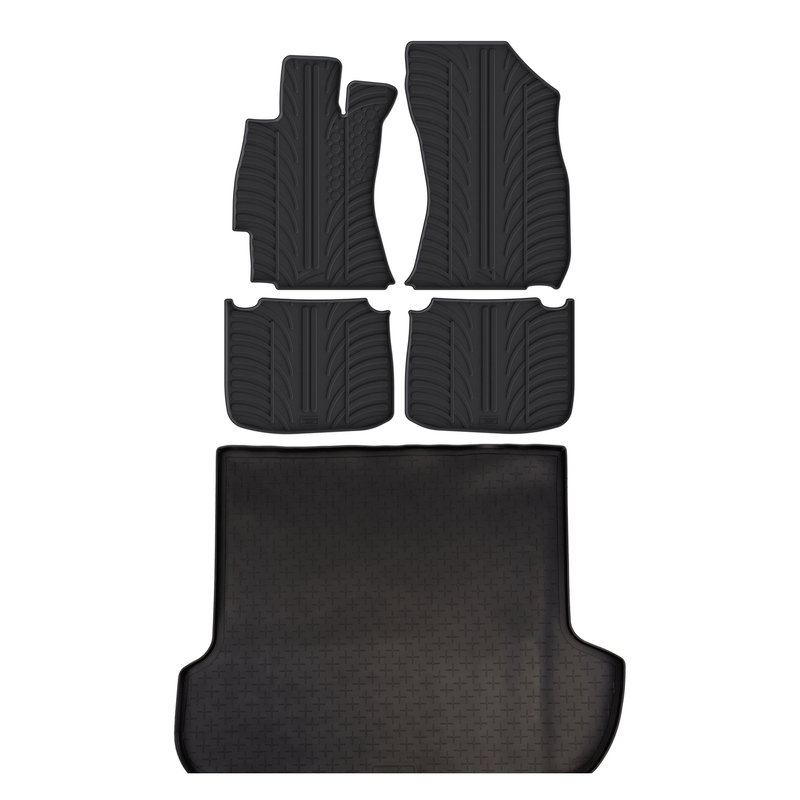 Subaru Outback Rubber Boot Liner and Rubber Car Mats Bundle (2014-2020)