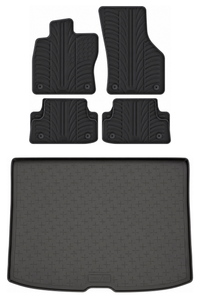 Audi A3 Rubber Boot Liner and Rubber Car Mats Bundle (2012-2020)