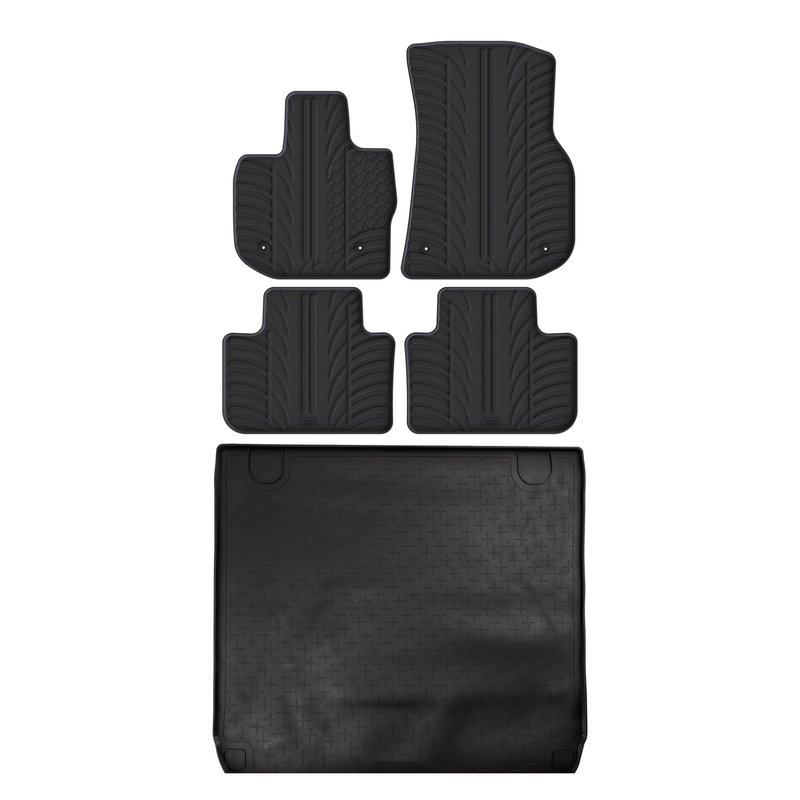 BMW X4 Rubber Boot Liner and Rubber Car Mats Bundle (2018-2025)