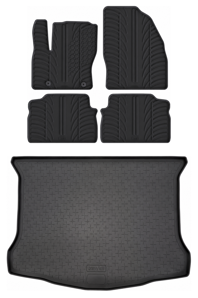 Ford Kuga Rubber Boot Liner and Rubber Car Mats Bundle (2008-2012)