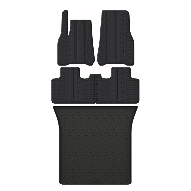 Tesla Model Y Rubber Boot Liner and Rubber Car Mats Bundle (2020-2025)