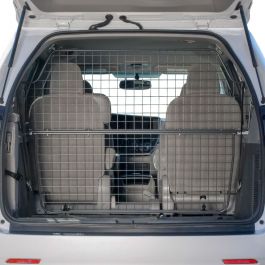 Pet barrier for outlet minivan